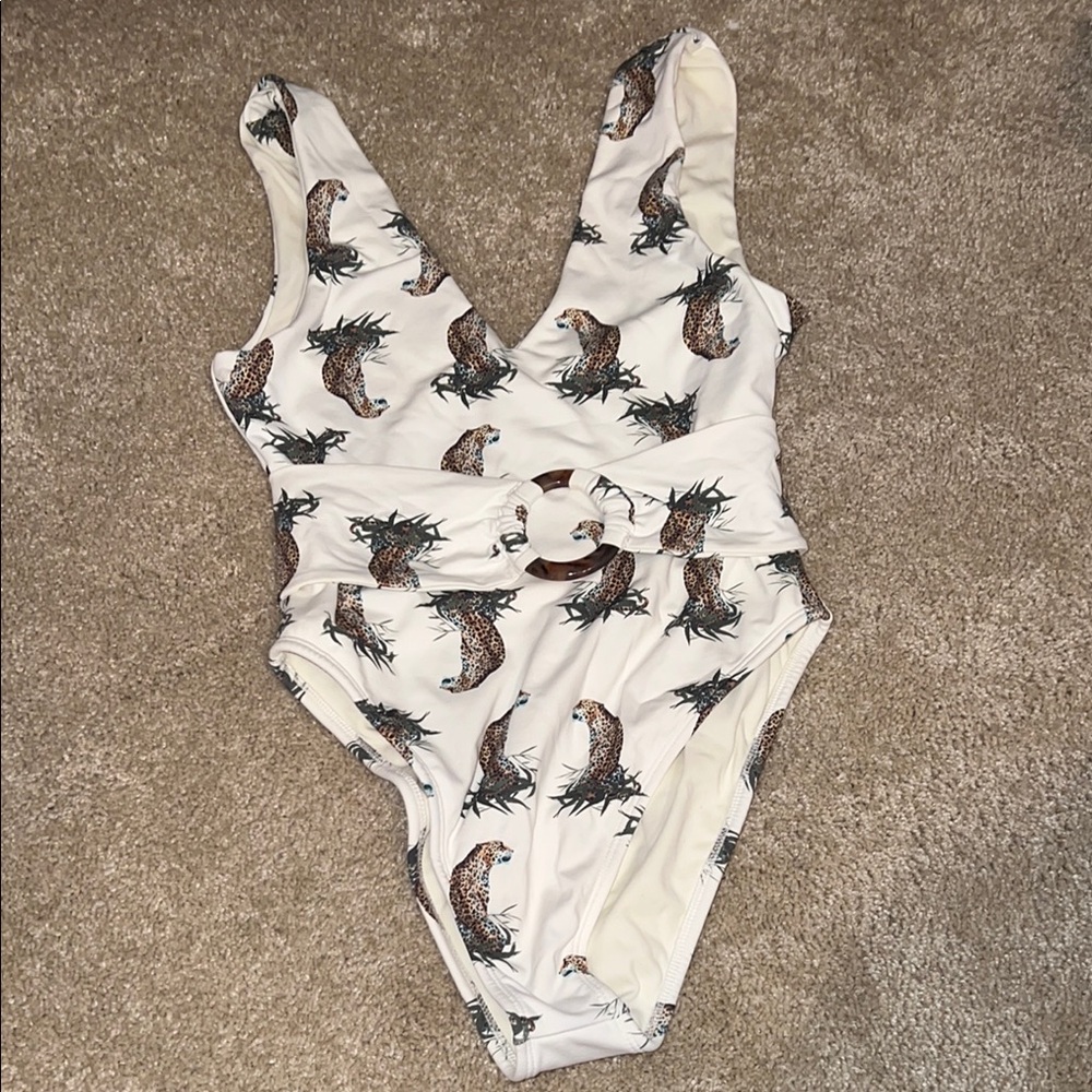 Montce swim Leopard Print One-Piece Swimsuit